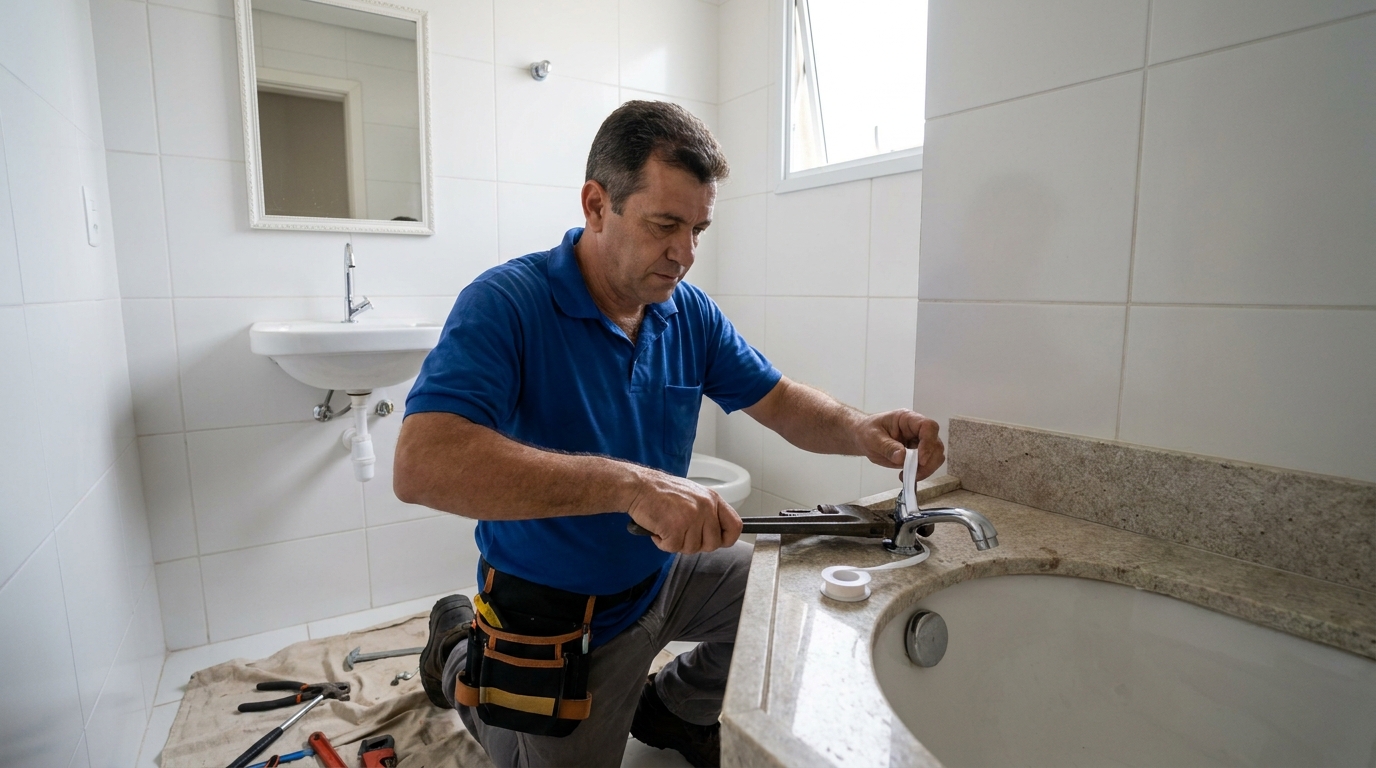 Instalação de torneira de cozinha em Guarulhos‑SP